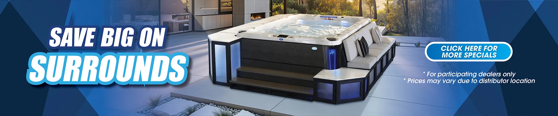 Calspas hot tub being used in a family setting - Leesburg