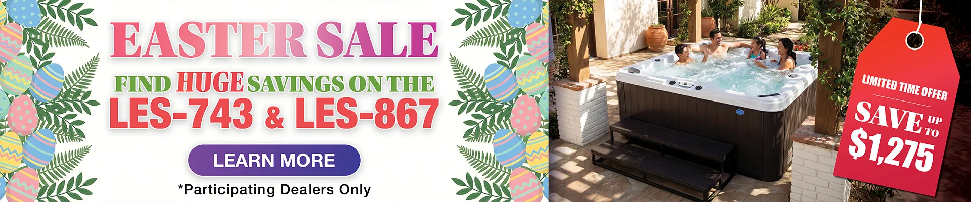 Calspas hot tub being used in a family setting - Leesburg